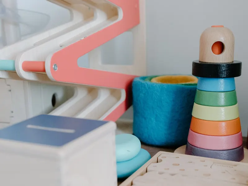 Bright play room at Astro Kids Daycare in Walnut Creek